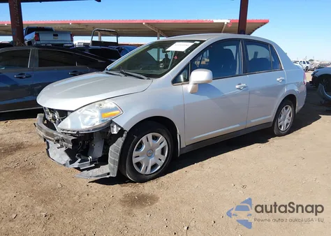 2011 Nissan Versa 1.8S z USA, uszkodzony, nr VIN 3N1BC1AP4BL360379